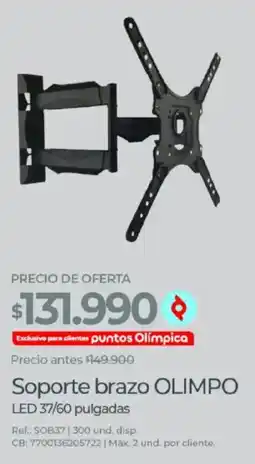Olímpica Olimpo soporte brazo oferta