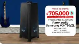 Olímpica Samsung party audio oferta