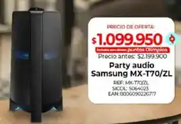 Olímpica Samsung party audio oferta
