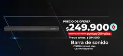 Olímpica Barra de sonido oferta
