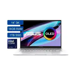 Falabella Zenbook UX3405MA-PZ420W Intel Core Ultra 7 155H SSD 1 TB 16GB 14 OLED WQ Win 11 Home oferta