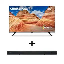 Falabella Televisor + Barra de Sonido 30W - 50 pulgadas + SB30Y - 4K UHD - UHD 50KG85BT GOOGLETV oferta