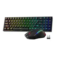 Falabella Combo Teclado Mouse S136 Inalambrico Rgb oferta