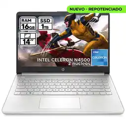 Falabella PORTATIL 14 INTEL CELERON N4500 16GB RAM 1TB SSD PANTALLA 14 LED HD oferta