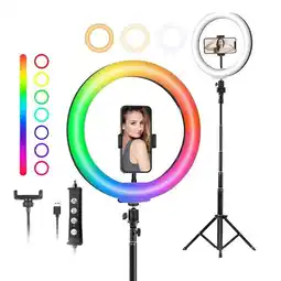 Falabella Anillo Aro de Luz 36cm RGB / 3 tonos blancos oferta