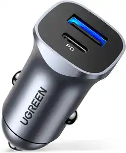 Falabella Cargador Carro Auto USB-C PD 20w / USB QC 3.0 18W Carga Rápida oferta