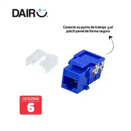 Falabella Jack Rj-45 Para Incrustar Categoria 6 Azul oferta