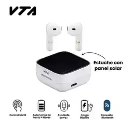 Falabella Audifonos Inalambricos De Carga Solar Con Estuche oferta
