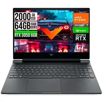 Falabella VICTUS AMD RYZEN 7-7445HS RTX 3050 6GB SSD 2TB RAM 64GB LED 15,6 FHD 144Hz oferta