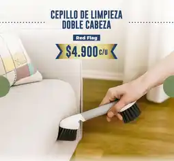 Tiendas D1 Cepillo de limpieza doble cabeza oferta
