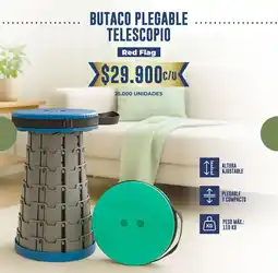 Tiendas D1 Butaco plegable telescopio oferta