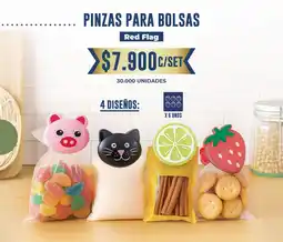 Tiendas D1 Pinzas para bolsas oferta
