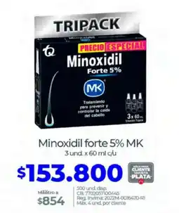 Olímpica MK Minoxidil forte 5% oferta
