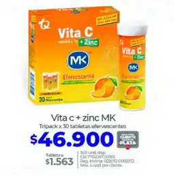 Olímpica MK Vita C + Zinc oferta