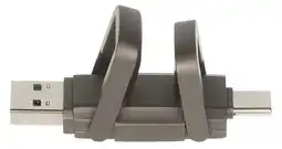 Falabella MEMORIA USB DE 512GB CON CONECTOR TIPO C 3D NAND COLOR GRIS oferta