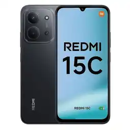 Falabella Celular Redmi 15C 128GB 4GB RAM Ampliable a 8GB Negro oferta