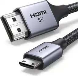 Falabella Cable Mini Hdmi A Hdmi 2.1 48 Gbps 8k@60hz 4k@120hz eARC 2 Metros oferta