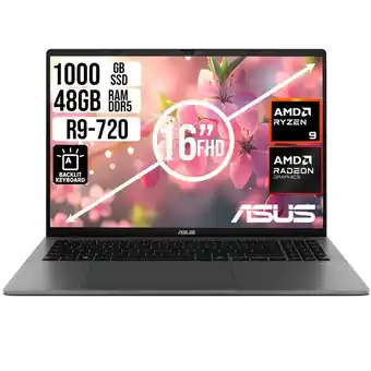 Falabella PORTATIL AMD RYZEN 9 270 SSD 1TB RAM 48GB LED 16 FULL HD oferta