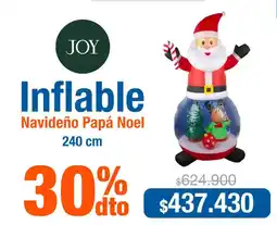 Alkosto Inflable navideño papá noel 240 cm oferta