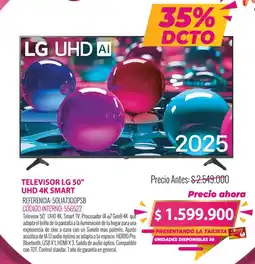 MercaCentro LG UHD 4K Smart TV 50" oferta