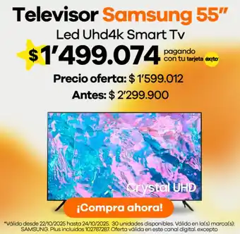 Samsung televisor 55″