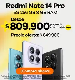 Éxito Redmi note 14 pro oferta