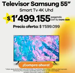 Éxito Samsung televisor 55″ oferta