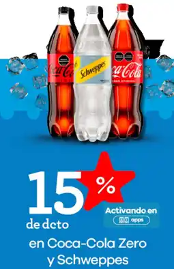 Éxito En coca-cola zero y schweppes oferta