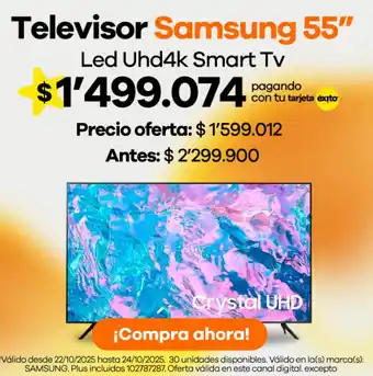 Samsung televisor 55″