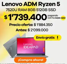 Éxito Lenovo adm ryzen 5 oferta