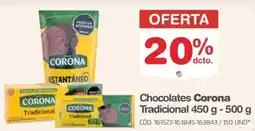 Makro Corona chocolates tradicional oferta
