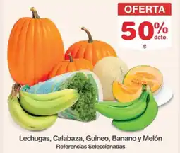 Makro Lechugas, calabaza, guineo, banano y melón referencias seleccionadas oferta