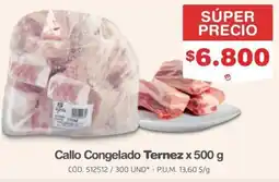 Makro Ternez callo congelado oferta