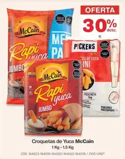 Makro Mccain croquetas de yuca oferta