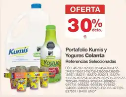 Makro Colanta portafolio kumis y yogures oferta