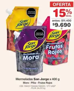 Makro San jorge mermeladas oferta