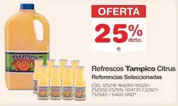 Makro Tampico citrus refrescos oferta