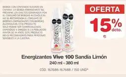Makro Vive 100 energizantes sandía limón oferta