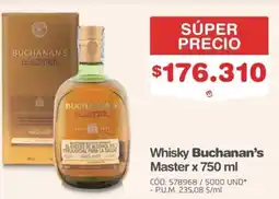 Makro Buchanan's whisky master oferta