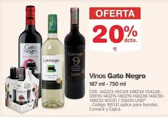 Makro Gato negro vinos oferta