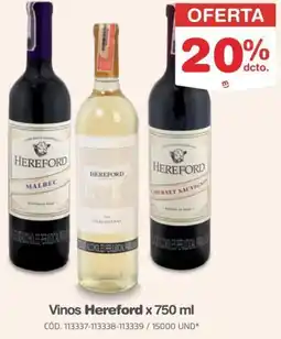 Makro Hereford vinos oferta