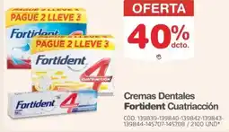 Makro Fortident cremas dentales cuatriacción oferta