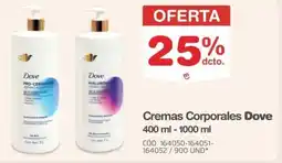 Makro Dove cremas corporales oferta