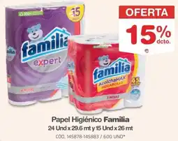 Makro Familia papel higiénico oferta