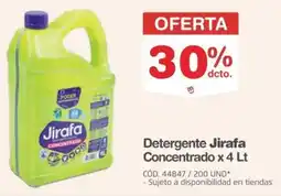 Makro Jirafa detergente concentrado oferta