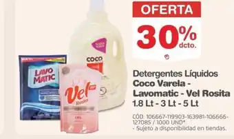 Makro Coco varela detergentes líquidos oferta