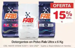 Makro Fab ultra detergentes en polvo oferta
