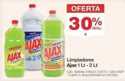 Makro Ajax limpiadores oferta