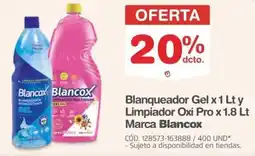 Makro Blancox blanqueador gel oferta