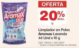 Makro Aromax limpiador en polvo lavanda oferta